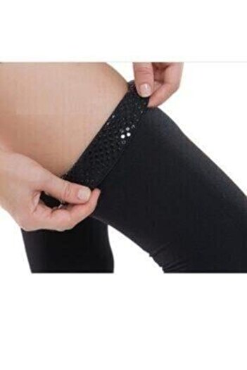 Variteks Medium Pressure Open Toe Compression Socks - Silicone Band