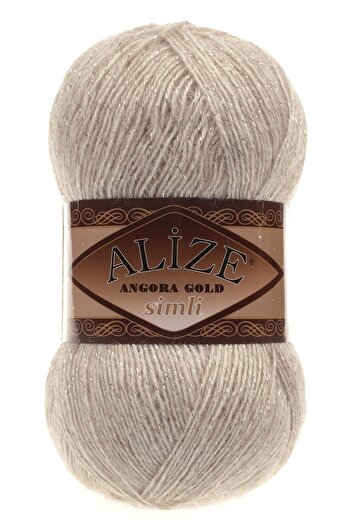 Alize Angora Gold Glitter 152 - Μπεζ μελανζέ