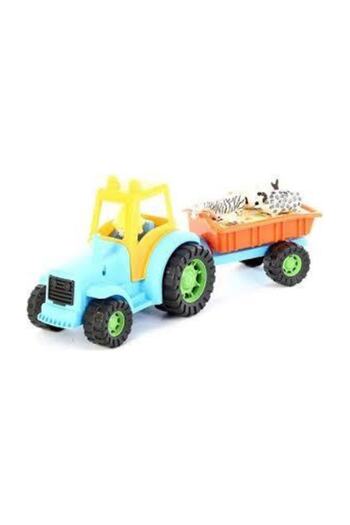 CAN OYUNCAK Tractor Transporting Animals with Trailer