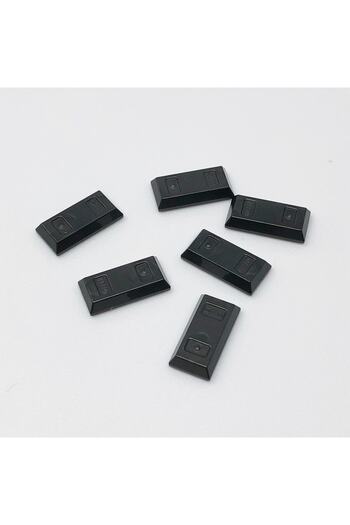 LEGO الملحقات الأصلية شخصية صغيرة مخصصة Ingot Gold Bullion رمادي لامع 4 قطع سيتم إرسالها