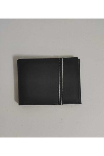 MKM MAN Men's Quality Leather Look Credit Card Holder Elastic Wallet