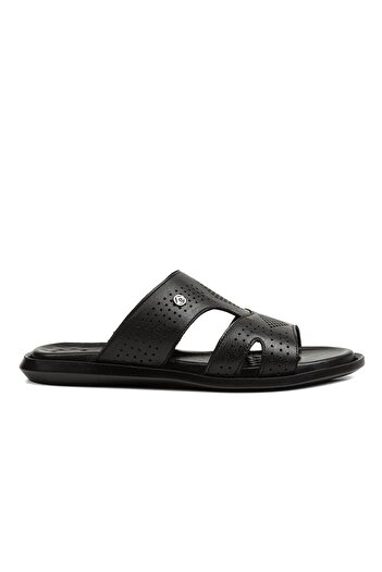 Pierre Cardin ® |   PC-7129 - 2162 Μαύρο - Ανδρικές Παντόφλες