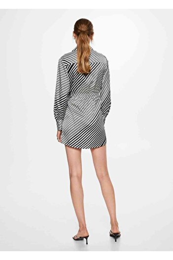 MANGO Woman Flowy πουκάμισο φόρεμα