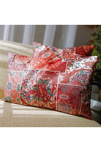 Alacastore Anadolu Kilim Motif 2-Piece Throw Pillow Cushion