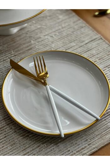 MeGgDecor Gold Gilded Cake Plate