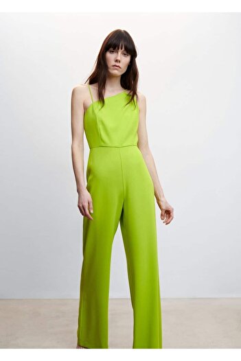 MANGO Woman Asymmetric Long Jumpsuit