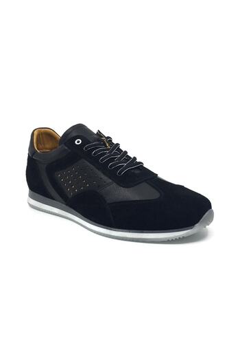 Çetintaş Luis Figo Orthopedic Men's Shoes - 100% Leather, Comfortable Daily Large Size 45-48