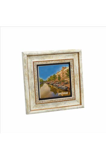 BAKSEPETE Amsterdam Visual Printed Natural Stone Painting 20Cmx20Cm Krg-015