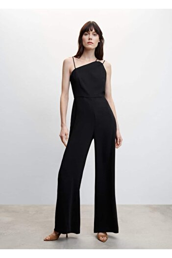 MANGO Woman Asymmetric Long Jumpsuit
