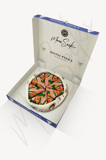 Mono Socks Salad - 4 Pack Pizza Socks