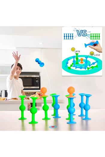 ThinkMaster Pop Dart Vacuum Molecule Toy Pop Dart Game 10 6 Pieces Popit Dart Game Sensory Educational Toy