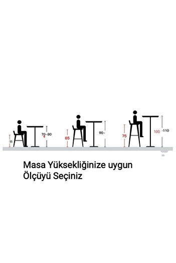 J&S QUALİTY Bar Sandalyesi Ikea, Şık Tasarım Krom Kaplama 65 Cm Mutfak Adası Bar Sandalyesi, Taburesi.