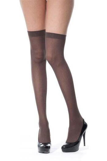 Müjde Women's 3-Piece 70 Denim Matte Thick Ironed Elastic Flexible Leg Wrap Thick Sole Knee Socks