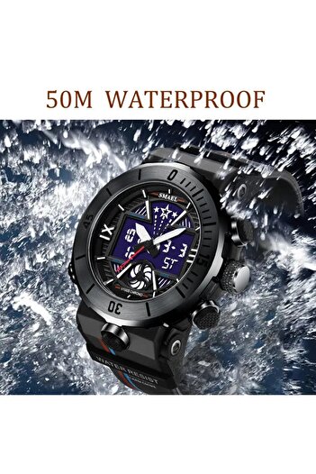 SMAEL Men's Wristwatch Analog Digital Sports Fashion Trend 8051y Watch