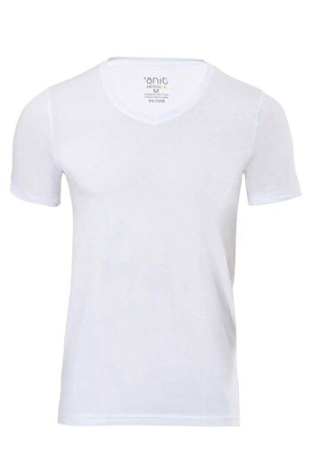 Anıt 5 Pieces Modal V-Neck Short Sleeve Tank Top 47% Modal 47% Cotton 6% Elastane