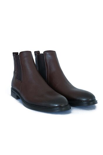 Antioch Brown Genuine Leather Men's Winter Boots