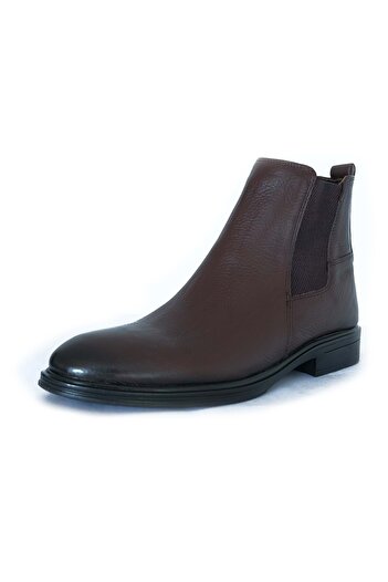 Antioch Brown Genuine Leather Men's Winter Boots
