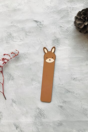 CESTOPİENO Wooden Rabbit Bookmark