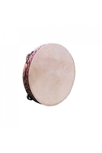 Ses Müzik Aletleri Tambourine Bell Leather 28 Cm Dzd28