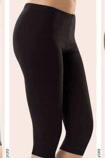 Anıt 3 Pieces Women's Cotton Knee Length Capri Tights 92% Cotton, 8% Elastane
