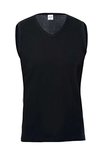 Anıt Ανδρικό εσώρουχο 5 τεμαχίων Rib Neck Zero Sleeve 100% βαμβάκι