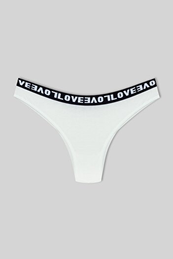 HNX 2-Piece Love Elastic Brazilian Women's Panties