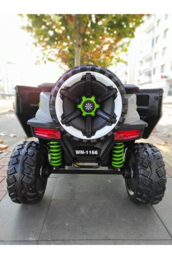Kral 4x4 12 V Jeep 70 Kg Taşıma Kumandalı Çift Kişilik