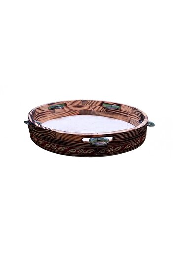 Ses Müzik Aletleri Tambourine Bell Leather 28 Cm Dzd28