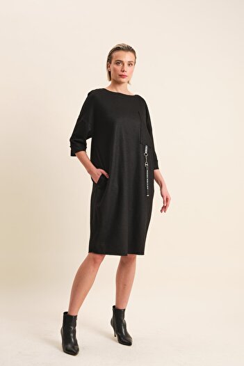 VERDA Oversize Pocket Detailed Dress