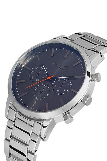 Polo Air Men's Wristwatch Silver-dark blue Color