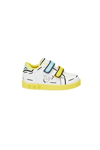 Vicco Picasso 313.f22y.153 White-yellow Lighted Sneakers