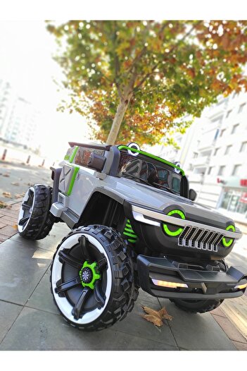 Kral 4x4 12 V Jeep 70 Kg Taşıma Kumandalı Çift Kişilik