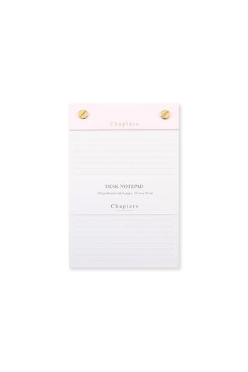 Chapters Small Notepad - Pink