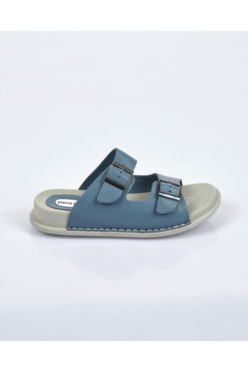 Pierre Cardin Denim Blue Women's Slippers PC-7176