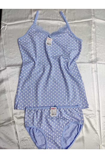 JENİKA Set de 2 pantaloni și chiloți cu curele de frânghie pentru femei