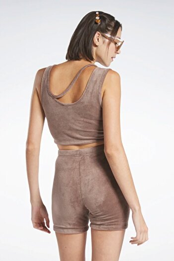 Reebok Cl Wde Plush Tank Brown Women's Athlete
