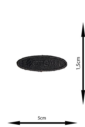 REMSATİC Ütü Ile Yapışan Arma - Patch - Delik Yama Set-3 Modeli Siyah (4'LÜ SET)