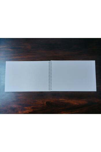 SEYFİKİRTASİYE Special Production 18x26 Cm 300 Gr Textured Paper Wire Sketchbook 32 Pages