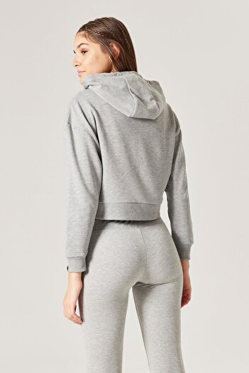 Ellesse Kadın Kapüşonlu Sweatshirt F018-gr