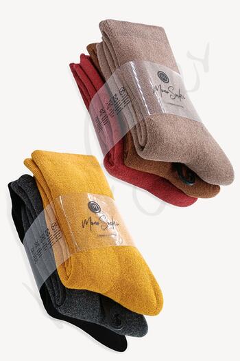 Mono Socks 6 Pack Cotton Thick Winter Towel Socks