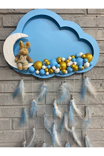 NeşeliAtölyem Bulut Bubble Kapı Süsü