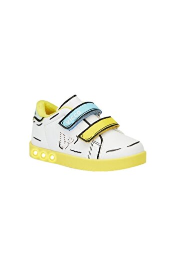 Vicco Picasso 313.f22y.153 White-yellow Lighted Sneakers
