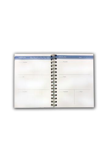 FLY COLOR A5 Timeless Planner Agenda My Planner Gold With Inner Pocket