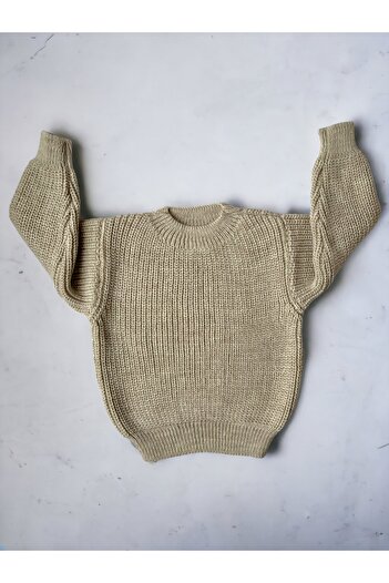 gogo bici Knitwear Sweater Flexible Unisex Baby Kids Thessaloniki Crew Neck 1-5 Years