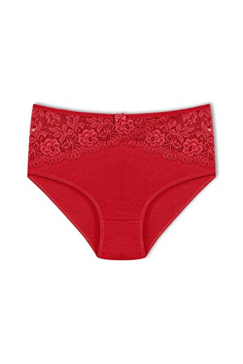 HNX Chiloți de damă Bato Red Reverse V Lace