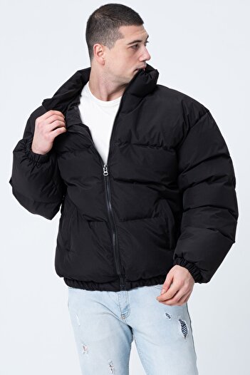 GAREN Unisex Yağmur Rüzgar Geçirmez Bomber Oversize Mont Ceket Kaban Waterproof