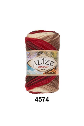 Alize 5 Pieces Burcum Batik Hand Knitting Thread 4574