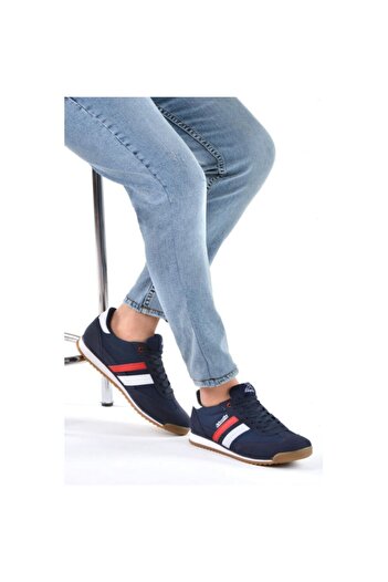 Kinetix Unisex Lacivert Yürüyüş Sneaker Spor Ayakkabı