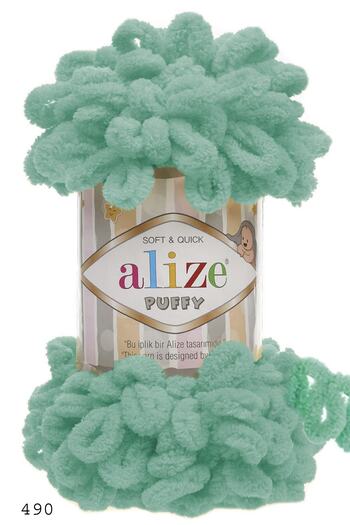 Alize ALİZE PUFFY 100 GR TEKLİ 490 MİNT