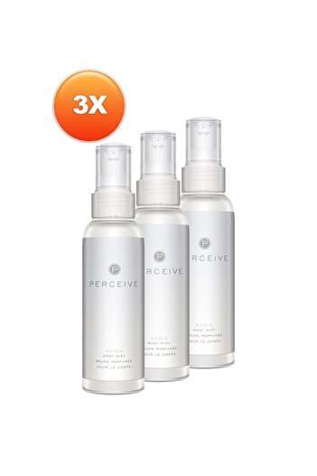 AVON Perceive Kadın Vücut Spreyi 100 Ml. Üçlü Set